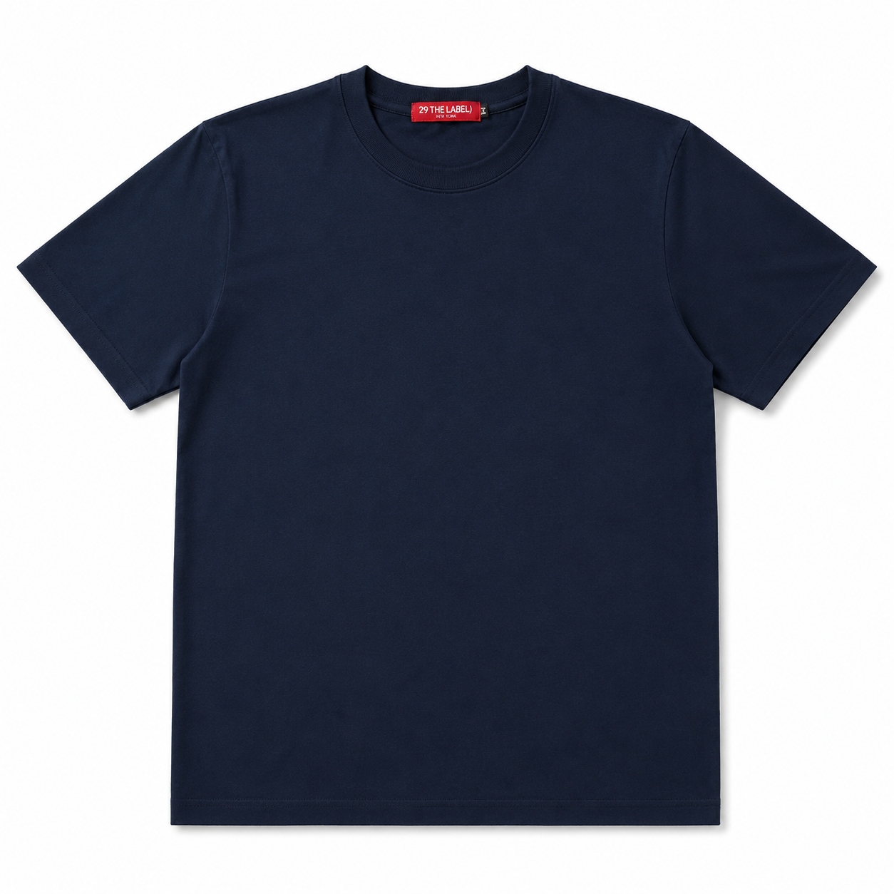Plain navy blue T-shirt