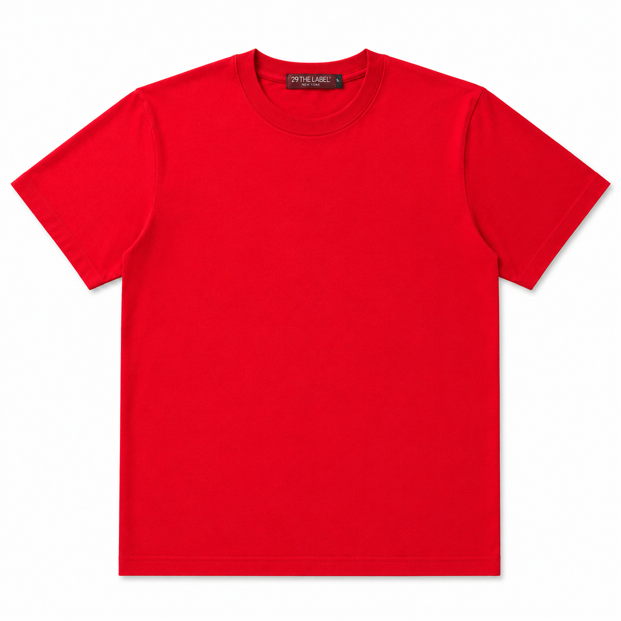 Plain red T-shirt